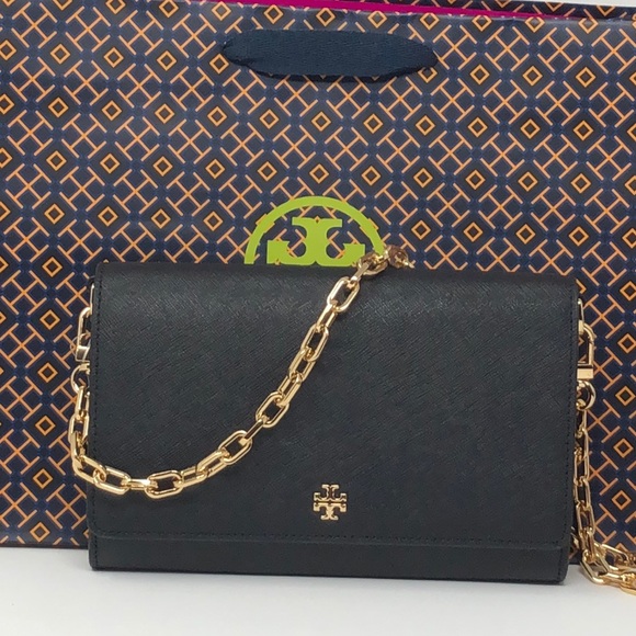 Tory Burch Handbags - NWT Tory Burch Emerson chain wallet crossbody